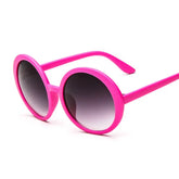 Oversize Colorful Round Sunglasses